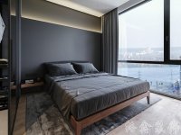 現(xiàn)代簡約家居裝修裝飾室內設計效果-B917-6