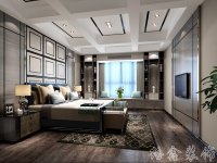 新中式風格家居裝修裝飾室內(nèi)設(shè)計效果-G604-6